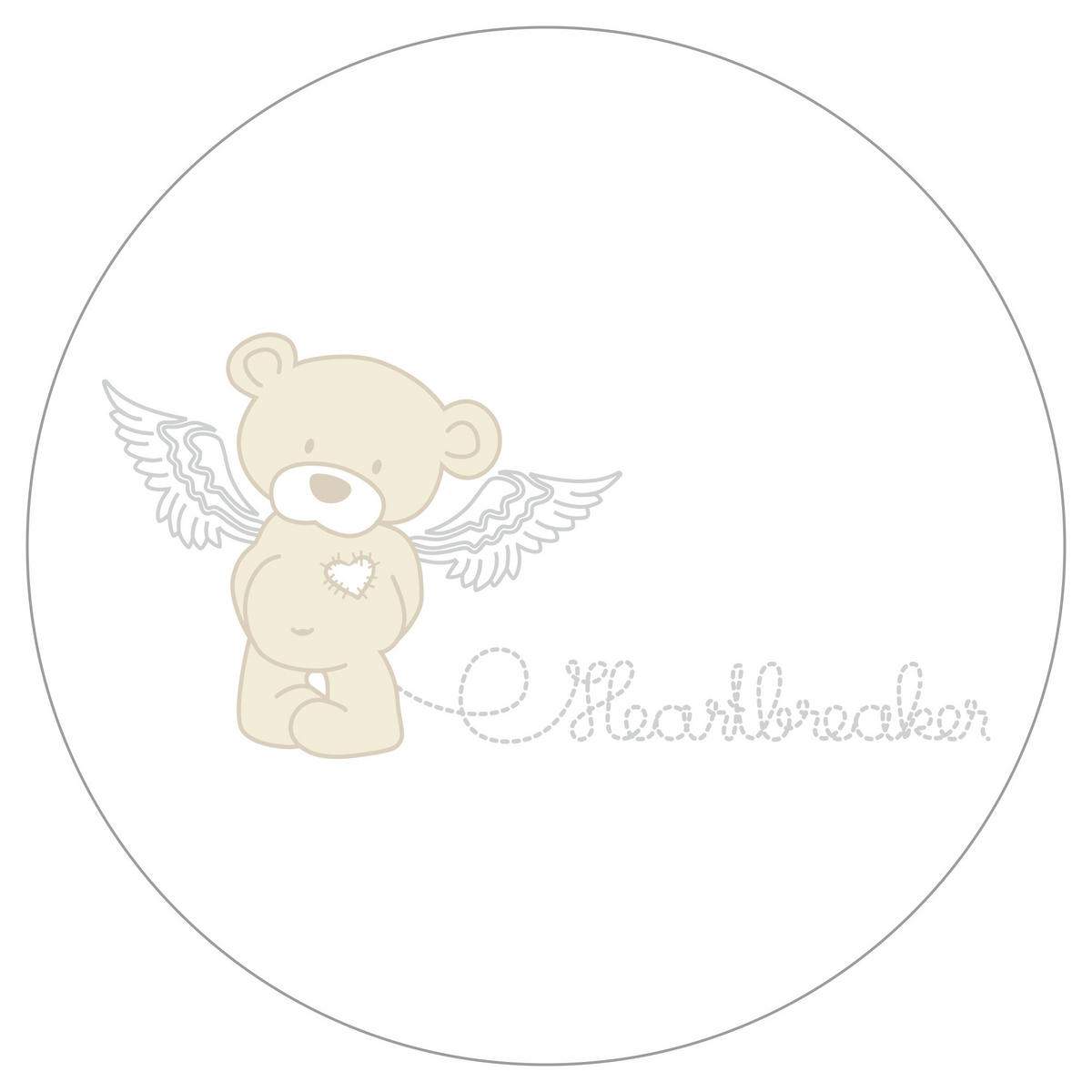 BABYBETT Heartbreakerbär 5er-Set 60 x 120 cm - Weiß, Holzwerkstoff (60/120cm) - Roba
