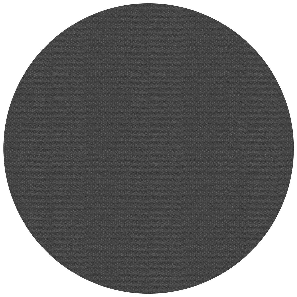 POOLABDECKUNG , Durchmesser 455 cm, schwarz - Schwarz, Kunststoff (455/455cm) - tectake