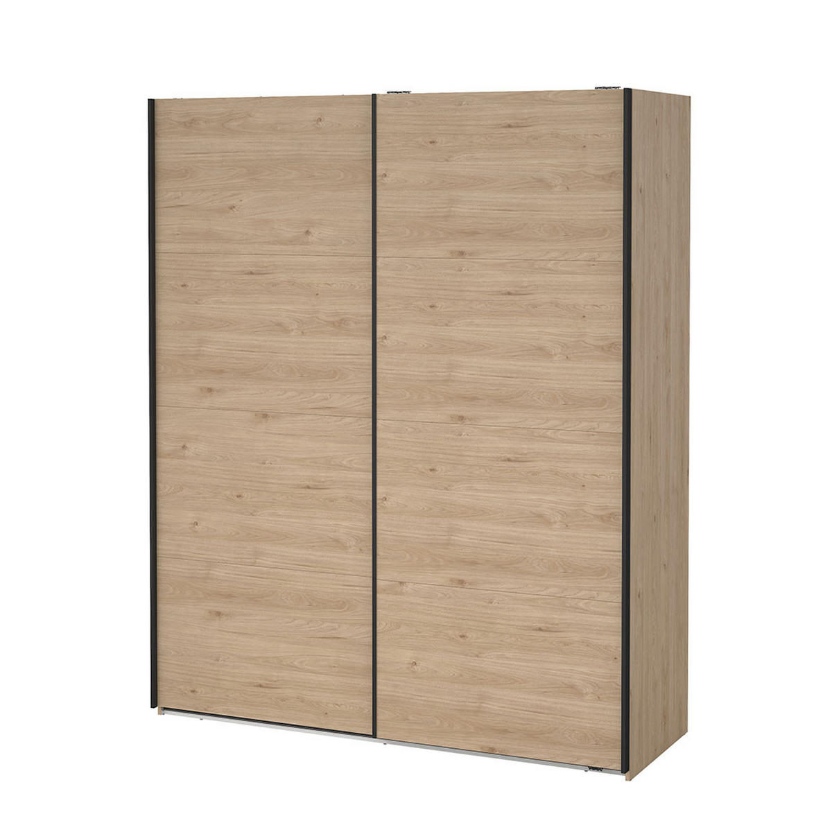 SCHIEBETÜRENSCHRANK, Bergamo, Eiche, Holzwerkstoff, 179 x 67 x 221 cm - Eichefarben, Holzwerkstoff (179/221/67cm) - ebuy24