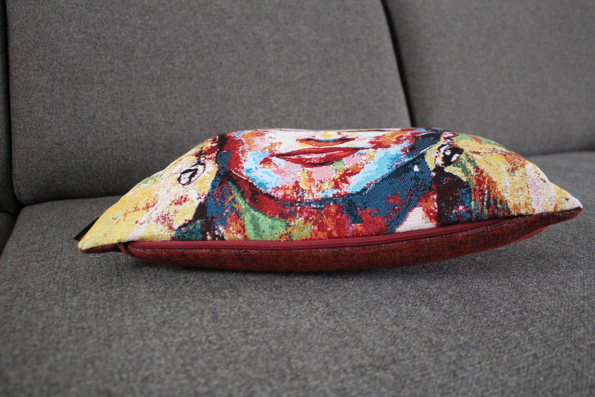 KISSENHÜLLE STARS - Gelb/Multicolor, Textil (45/45cm) - Yve! decoration