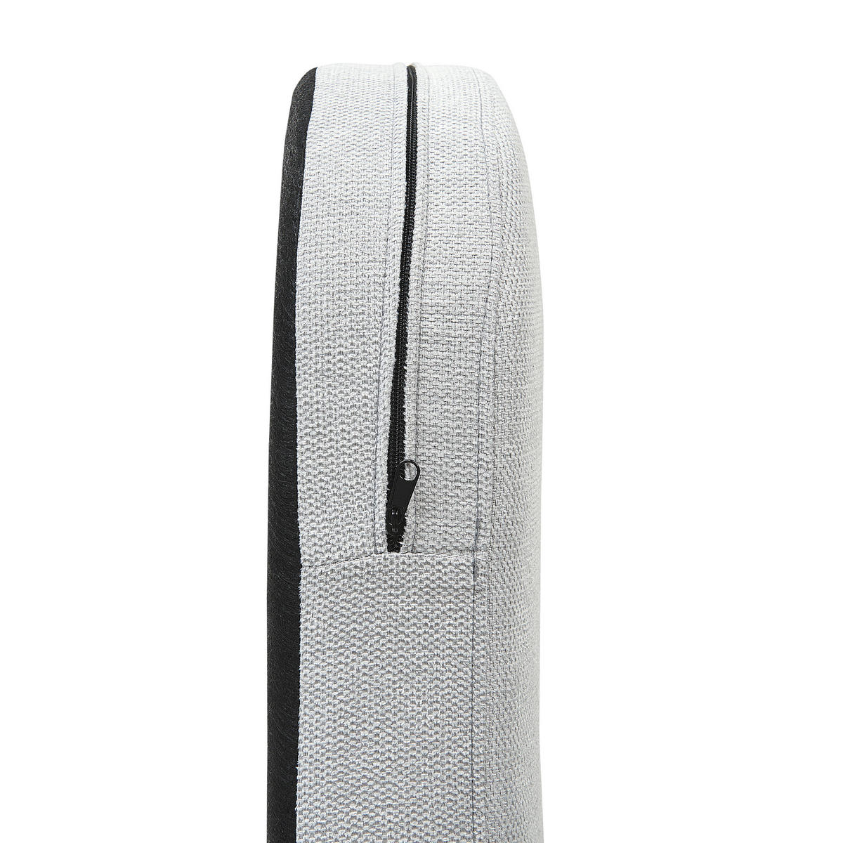 SESSEL Polsterbezug Grau Soby - Grau, Holz/Textil (76/91/70cm) - Beliani