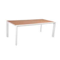 GARTENTISCH Johann Terrassentisch - Braun, Kunststoff (200/100/74cm) - DELUKE