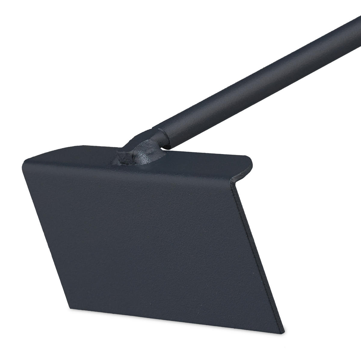 ASCHEKRATZER - Schwarz, Holz/Metall (10/53/5cm) - Relaxdays