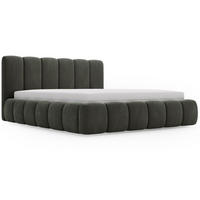 POLSTERBETT Cloud 160x200 Dunkelgrau - Dunkelgrau, Textil (160/200cm) - Graingold