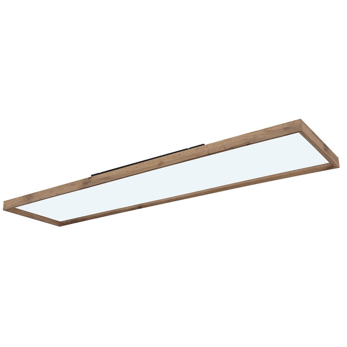 LED DECKENLEUCHTE Cinderell Holz Braun - Braun, Metall (120/30/8.5cm) - Globo Lighting