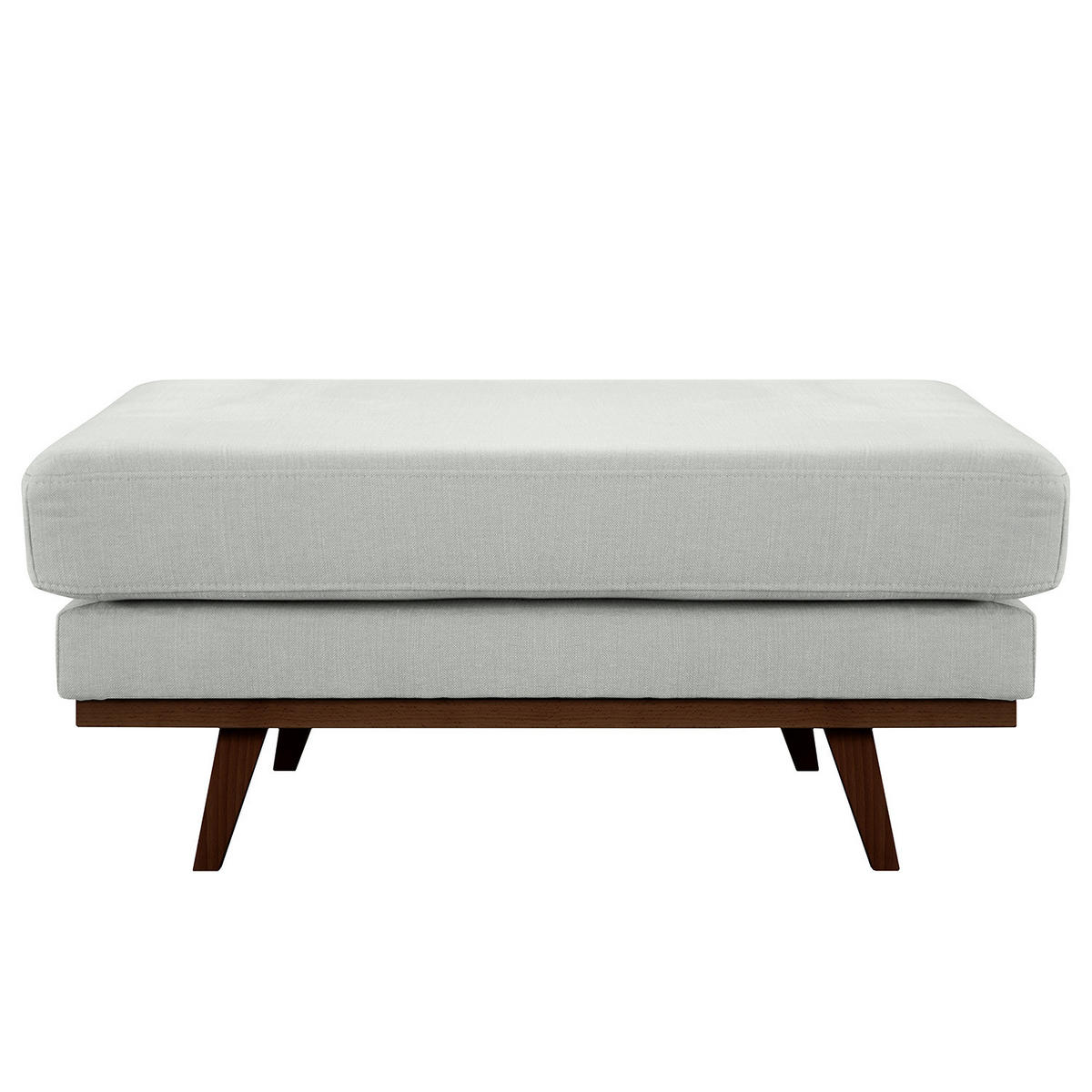 POLSTERHOCKER - Buchefarben/Grau, Textil (85/43/60cm) - home24