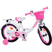 KINDERFAHRRAD Ashley - Mädchen - 16 Zoll - Rücktritt + Handbremse - Weiß - Weiß, Metall (52cm) - TPFSports