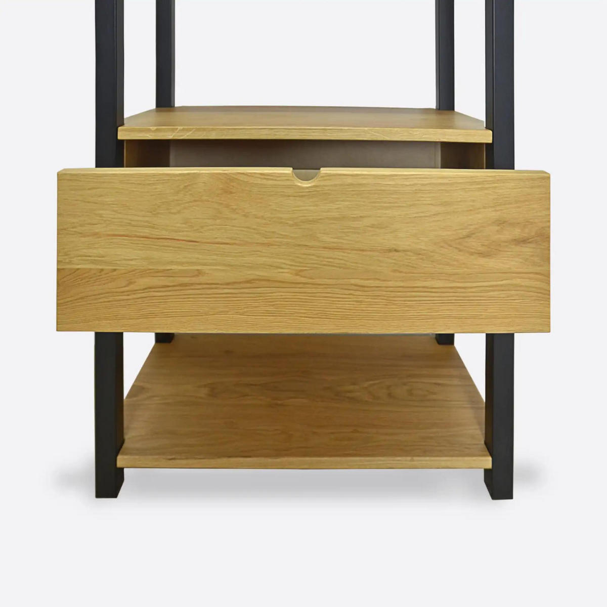 HOLZBÜCHERREGAL aus Massivholz für das Büro oder Wohnzimmer COLIN - Eichefarben, Holz (75/190/40cm) - Rawood Furniture