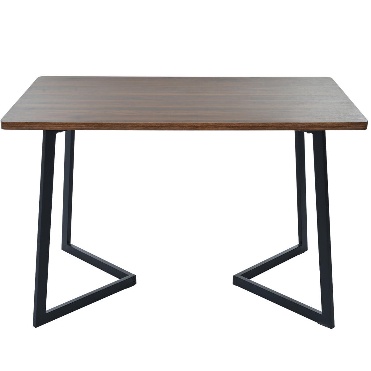 JÍDELNÍ stůl 117/68 cm, MDF, černá/ořechová - hnědá, kompozitní dřevo (117/68/75cm) - BEAOK