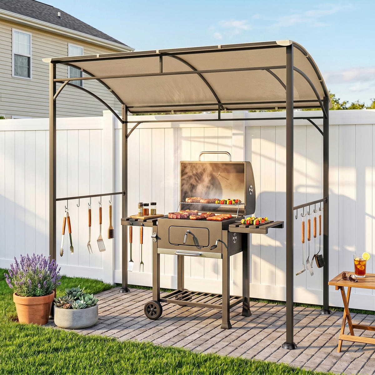 PAVILLON Multicolor 1 Stück - Multicolor, Metall (150/220/215cm) - GiPP