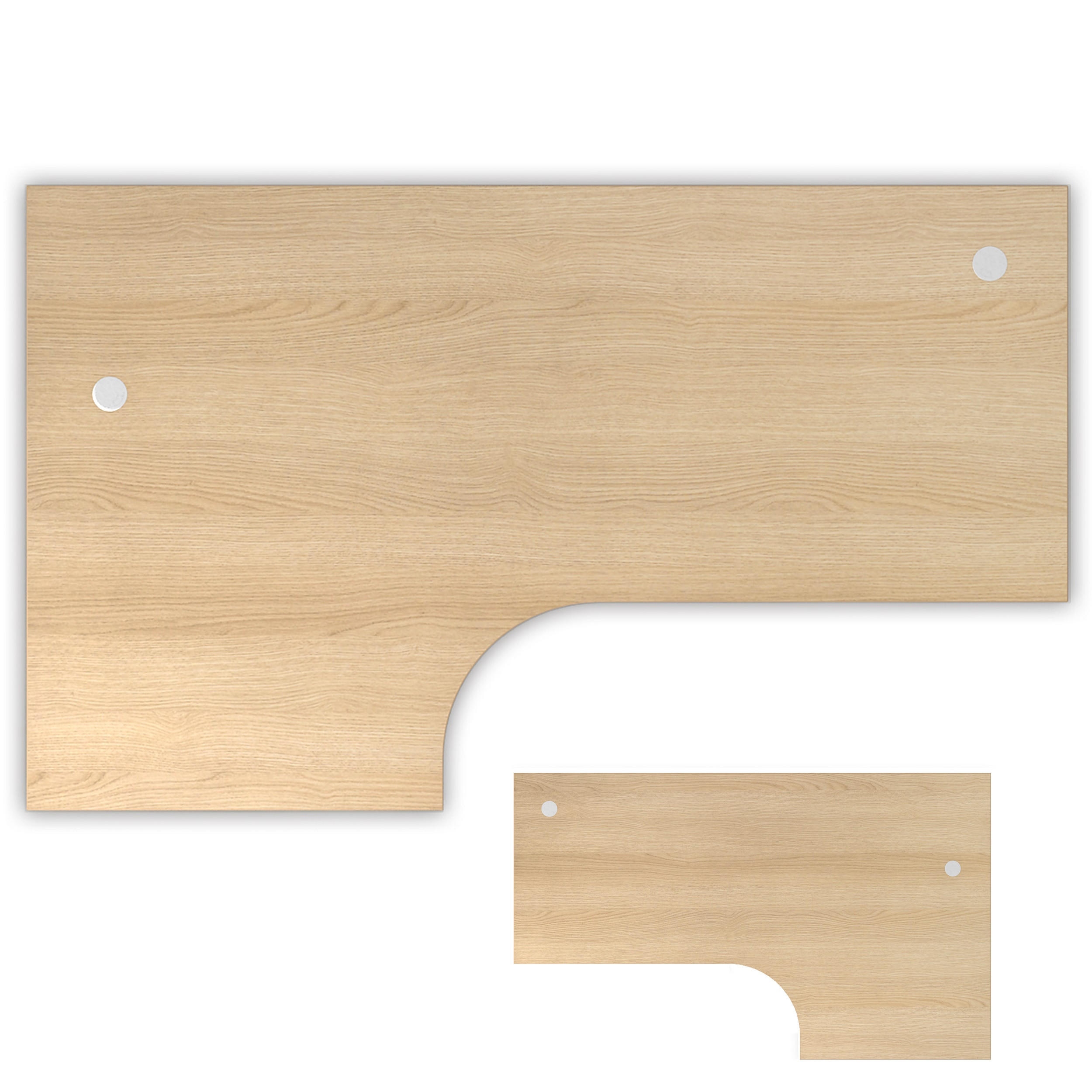 SCHREIBTISCHPLATTE 120/200/2,5 cm in Eichefarben - Eichefarben, Holzwerkstoff (120/200/2.5cm) - bümö