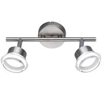 LED DECKENLEUCHTE Morgan Silber Chrom - Silberfarben, Metall (26.5/8/15cm) - Wofi