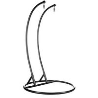GESTELL für Polyrattan Hängesessel TORUS - Schwarz - Schwarz, Metall (120/195/120cm) - Home Deluxe