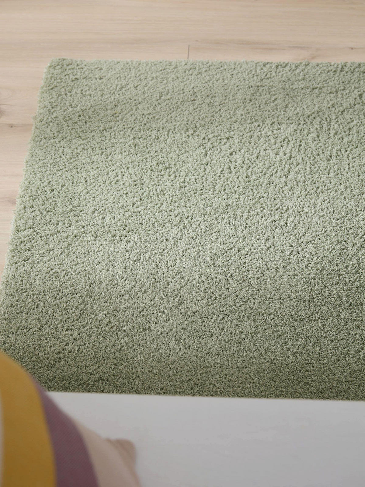 LÄUFER Soda Hellgrün 80x240 cm - Hellgrün, Textil (80/240cm) - benuta Nest