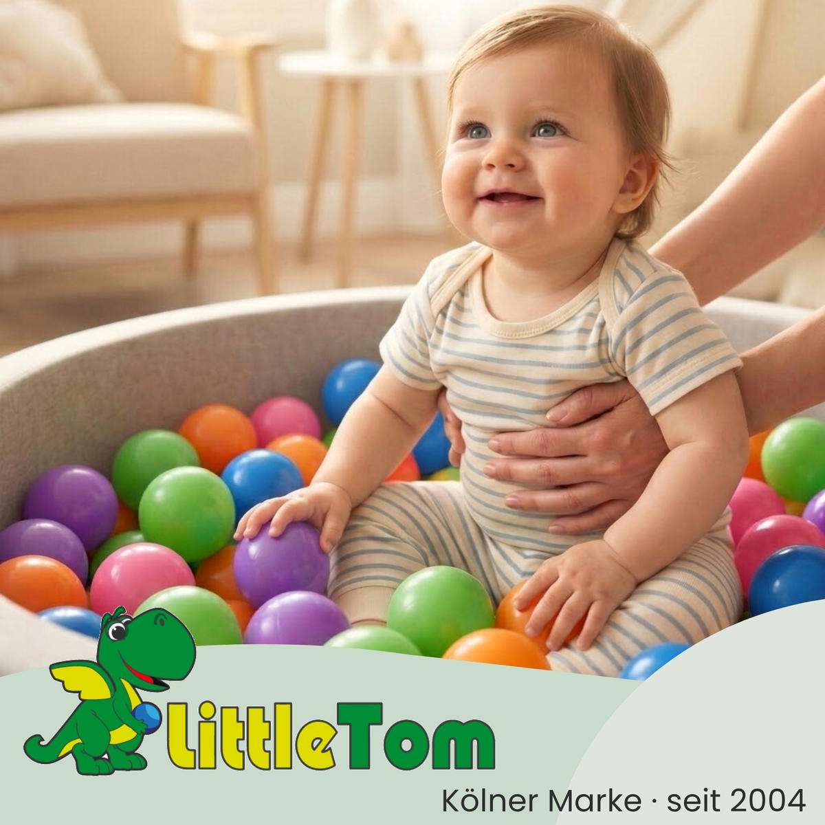 BÄLLEBAD-BÄLLE 300 Stück, Pastellfarben, 6 cm - Multicolor, Kunststoff (6/6/6cm) - Littletom