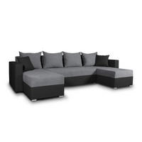 WOHNLANDSCHAFT Beno - Schwarz, Holz/Textil (298/80/142cm) - Sofnet