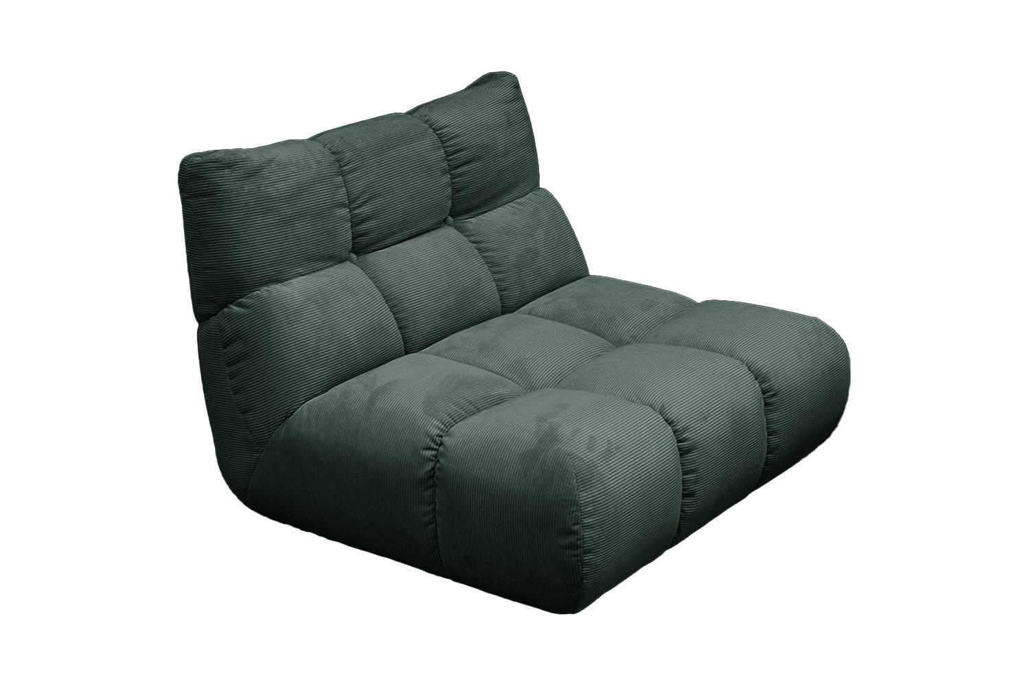 Kawola Drehsessel Smaragdgrün 112x85x108 cm