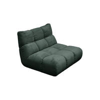 DREHSESSEL VIVIEN Smaragdgrün Cord Drehbar (360°) - Smaragdgrün/Schwarz, Kunststoff/Textil (112/85/108cm) - KAWOLA