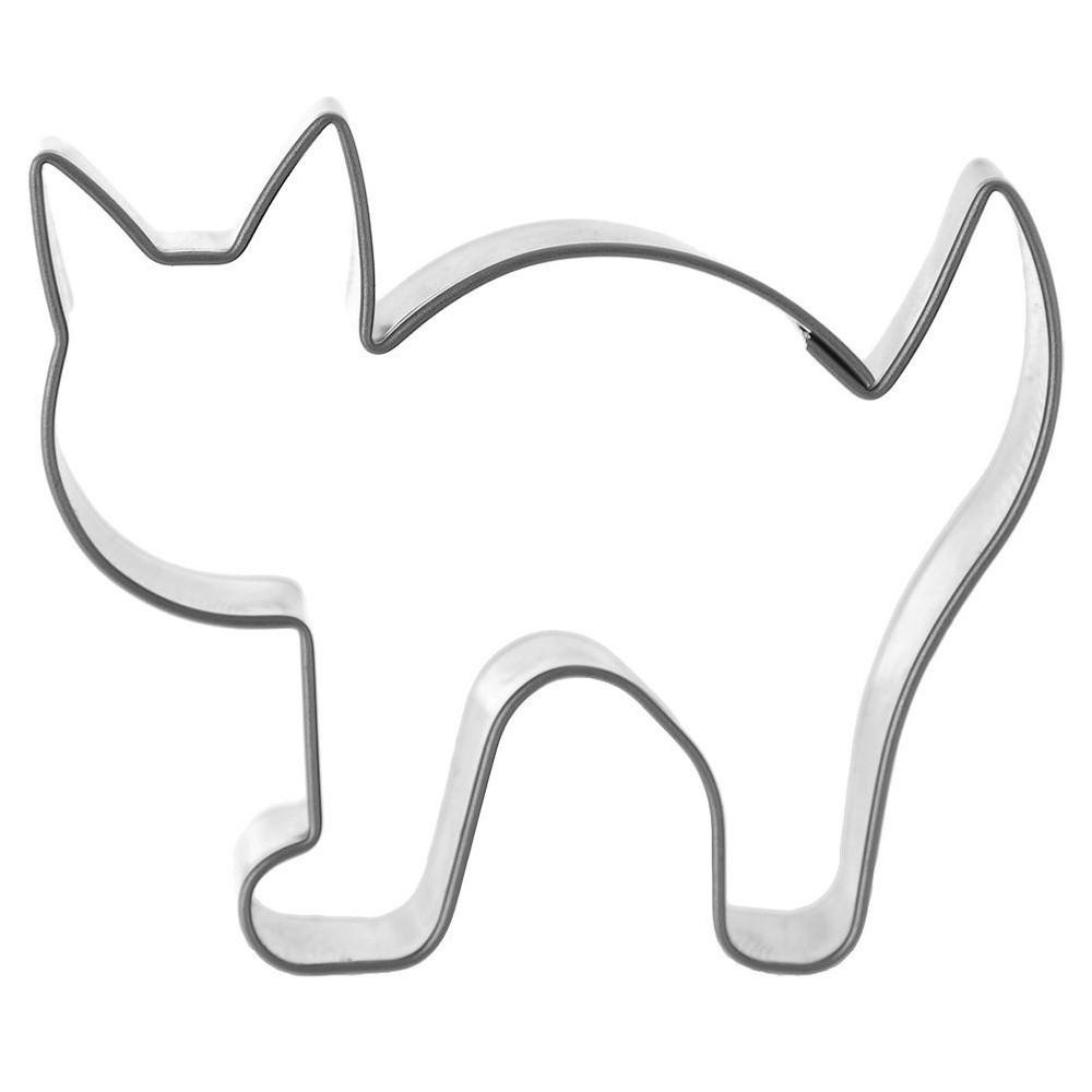 AUSSTECHFORM Kätzchen 6,5 cm Silber - Silberfarben, Metall (5/1.5/6.5cm) - Orion 
