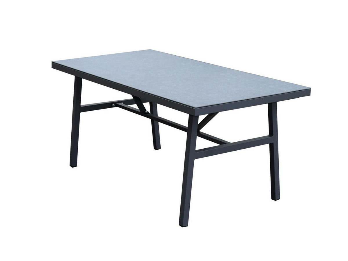 GARTENLOUNGE-SET San Menaio Grau Aluminium für 8 Personen - Grau, Kunststoff - bellavista - Home & Garden