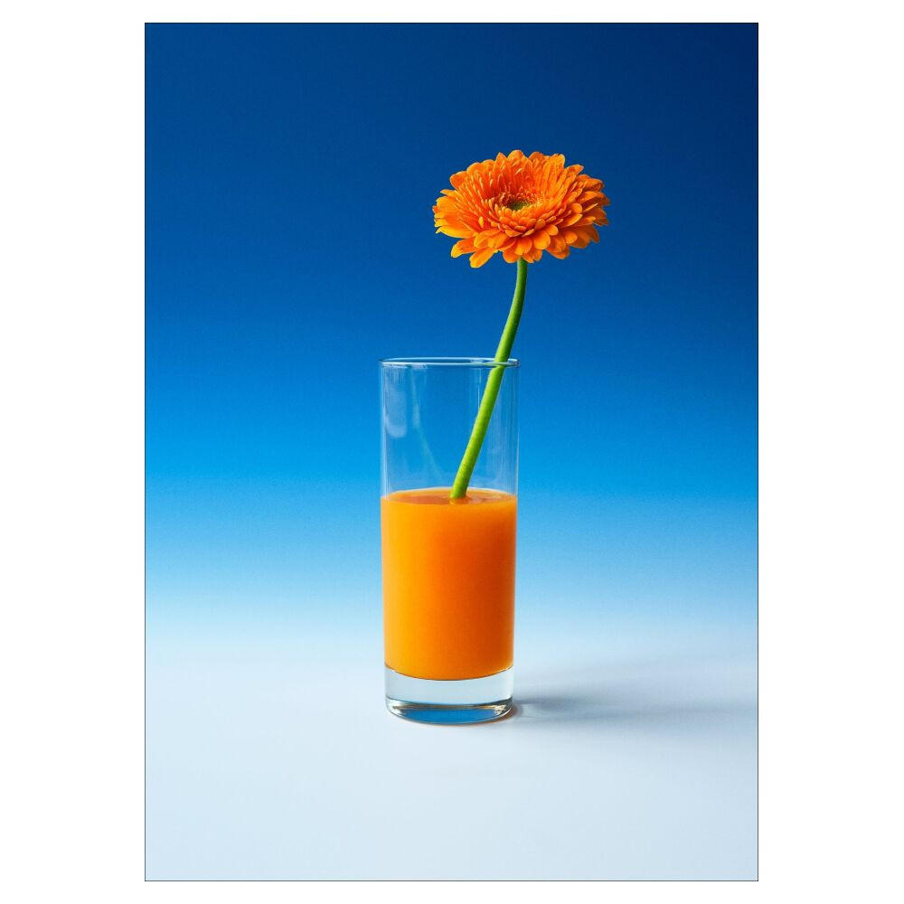 Poster&Frame Poster Blau 50x70x0.1 cm