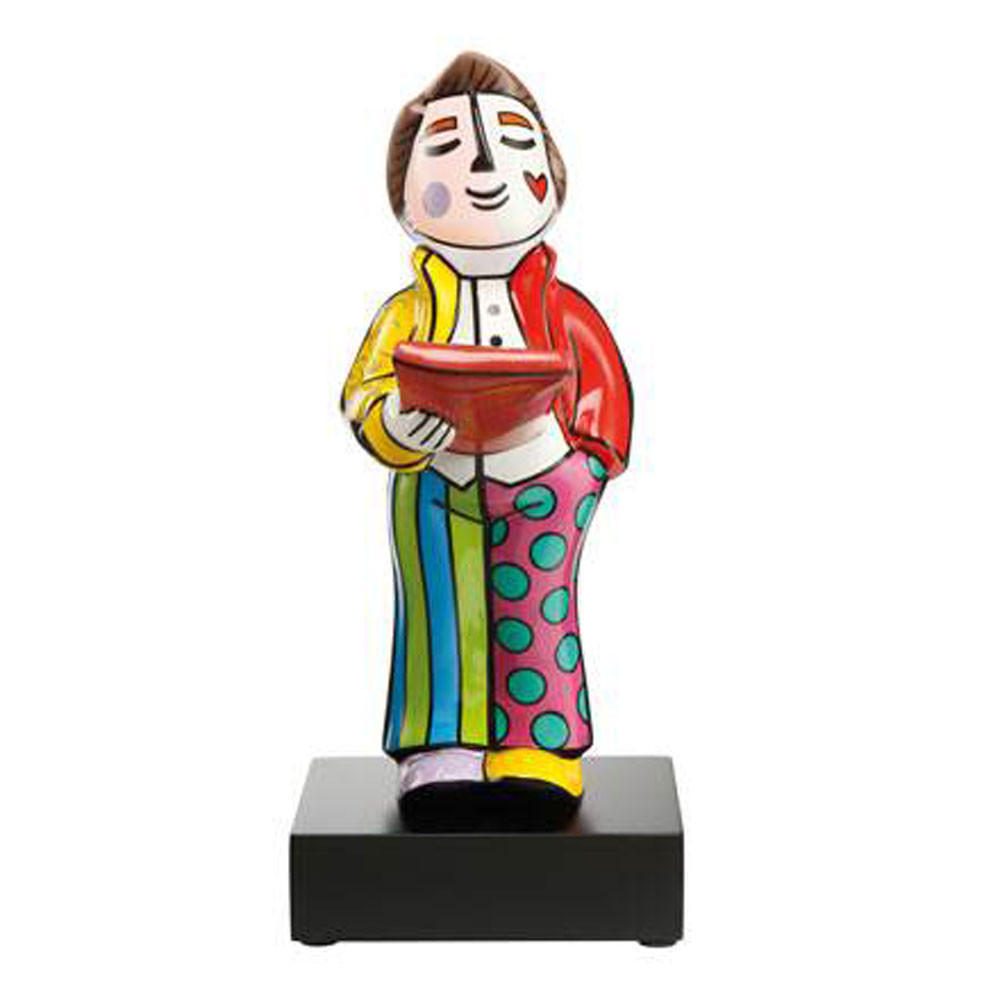 SKULPTUR Sänger - Figur groß Bunt Porzellan - Multicolor, Keramik (15/35/12cm) - Goebel