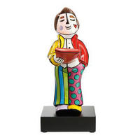 SKULPTUR Sänger - Figur groß Bunt Porzellan - Multicolor, Keramik (15/35/12cm) - Goebel