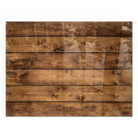 GLASPLATTE für Kamin 80x60 cm - Braun, Glas (80/60/0.4cm) - TULUP