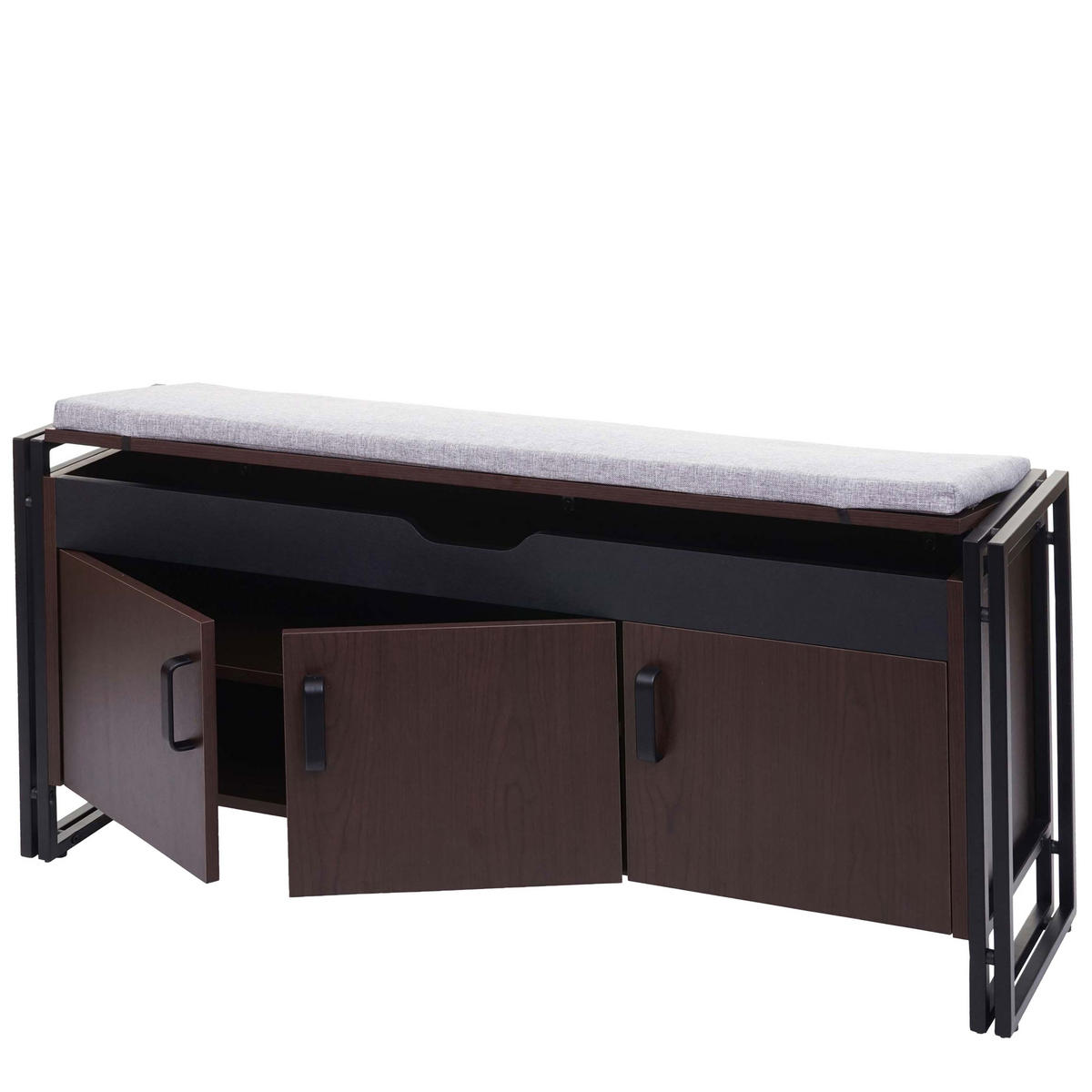 SITZBANK Dunkelbraun - Dunkelbraun, Holz (110/53/30cm) - MCW