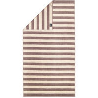 DUSCHTUCH LINES BLOCKSTREIFEN 6256 PEPPER - 33 - Cappuccino, Textil (80/150cm) - Cawoe