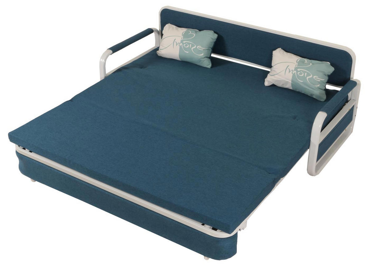 SCHLAFSOFA Blau - Blau, Textil (190/71/185cm) - MCW