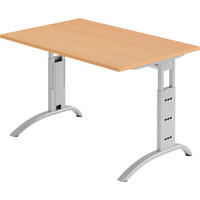 SCHREIBTISCH Serie-F 80/120/74 cm in Buchefarben - Buchefarben, Holzwerkstoff (80/120/74cm) - bümö