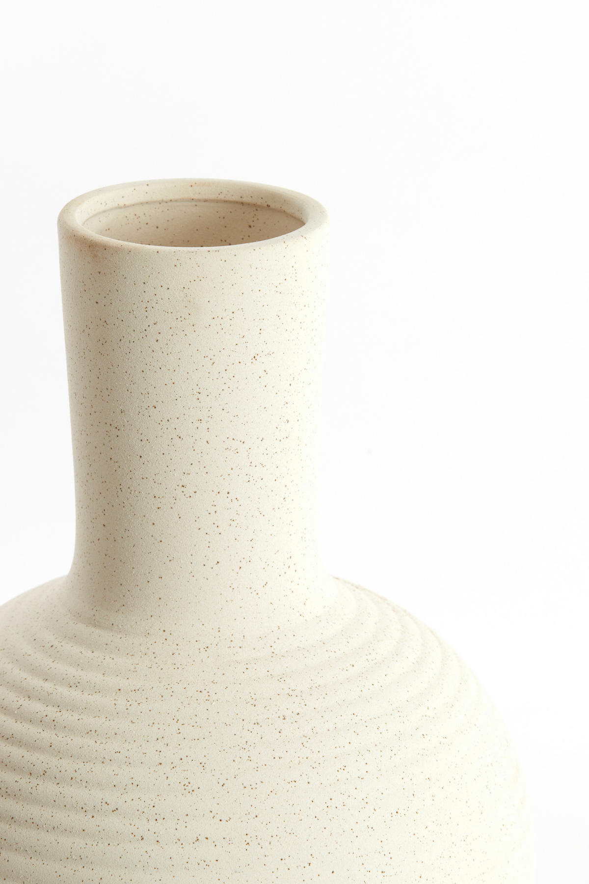 VASE Ulloa Weiß Ø28,5/42 cm - Weiß, Keramik (42cm) - Light & Living