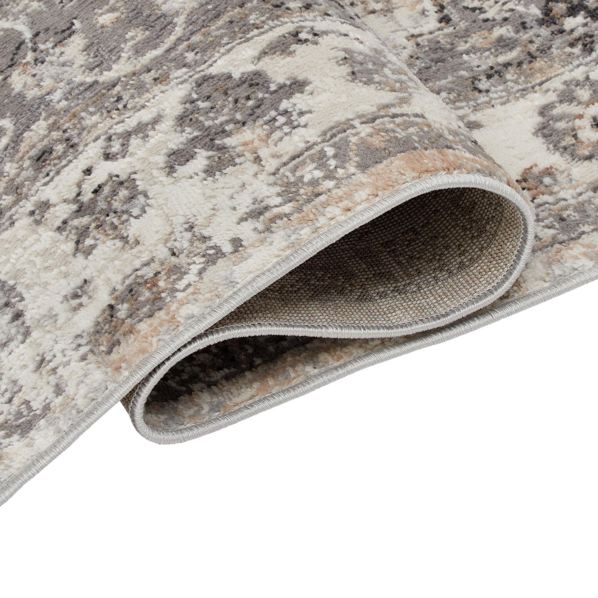 TEPPICH VALLEY Hellgrau 300/400 cm - Hellgrau, Textil (300/400cm) - Tapiso