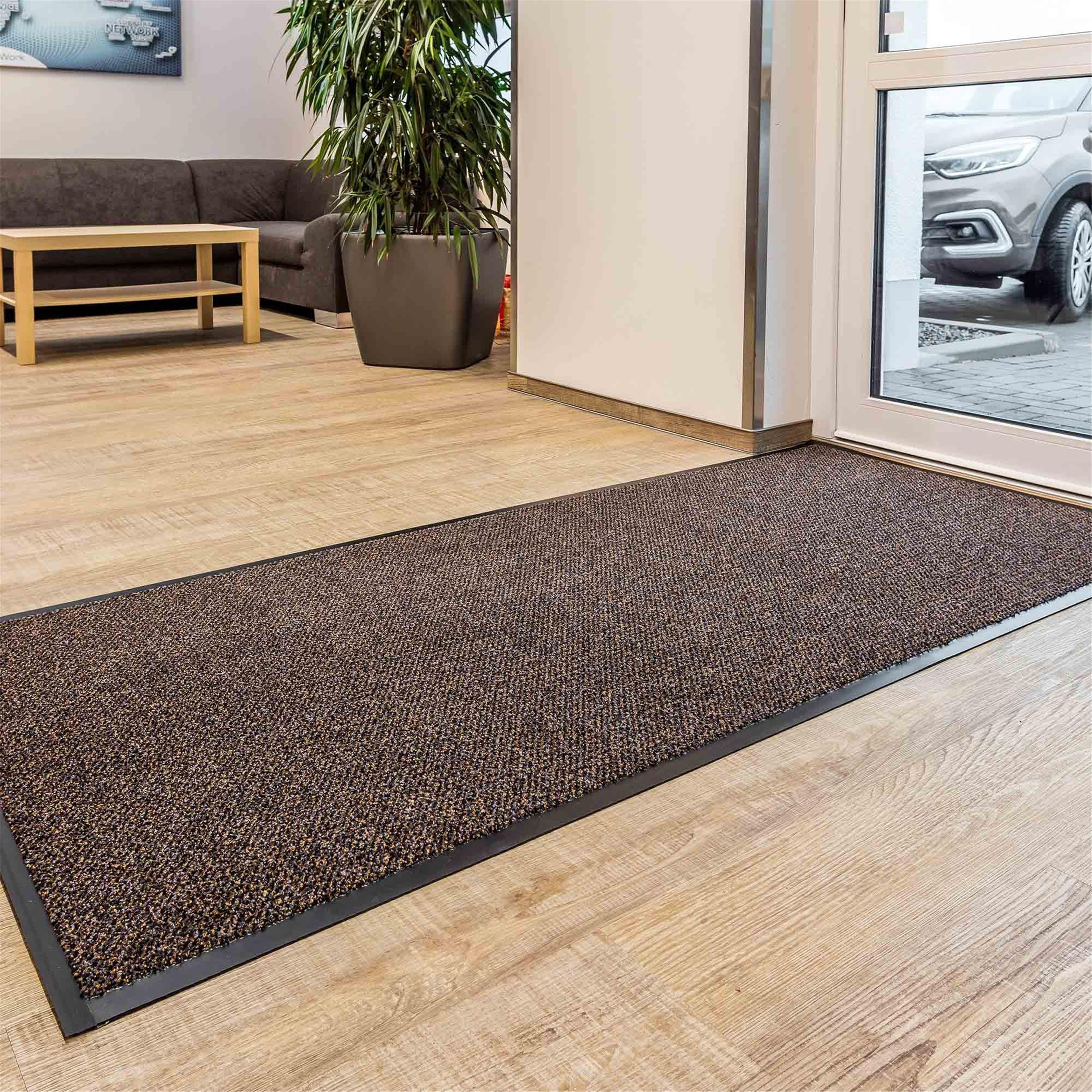 SAUBERLAUFMATTE INDOOR GRAPHIT - Braun, Textil (60/90cm) - Astra