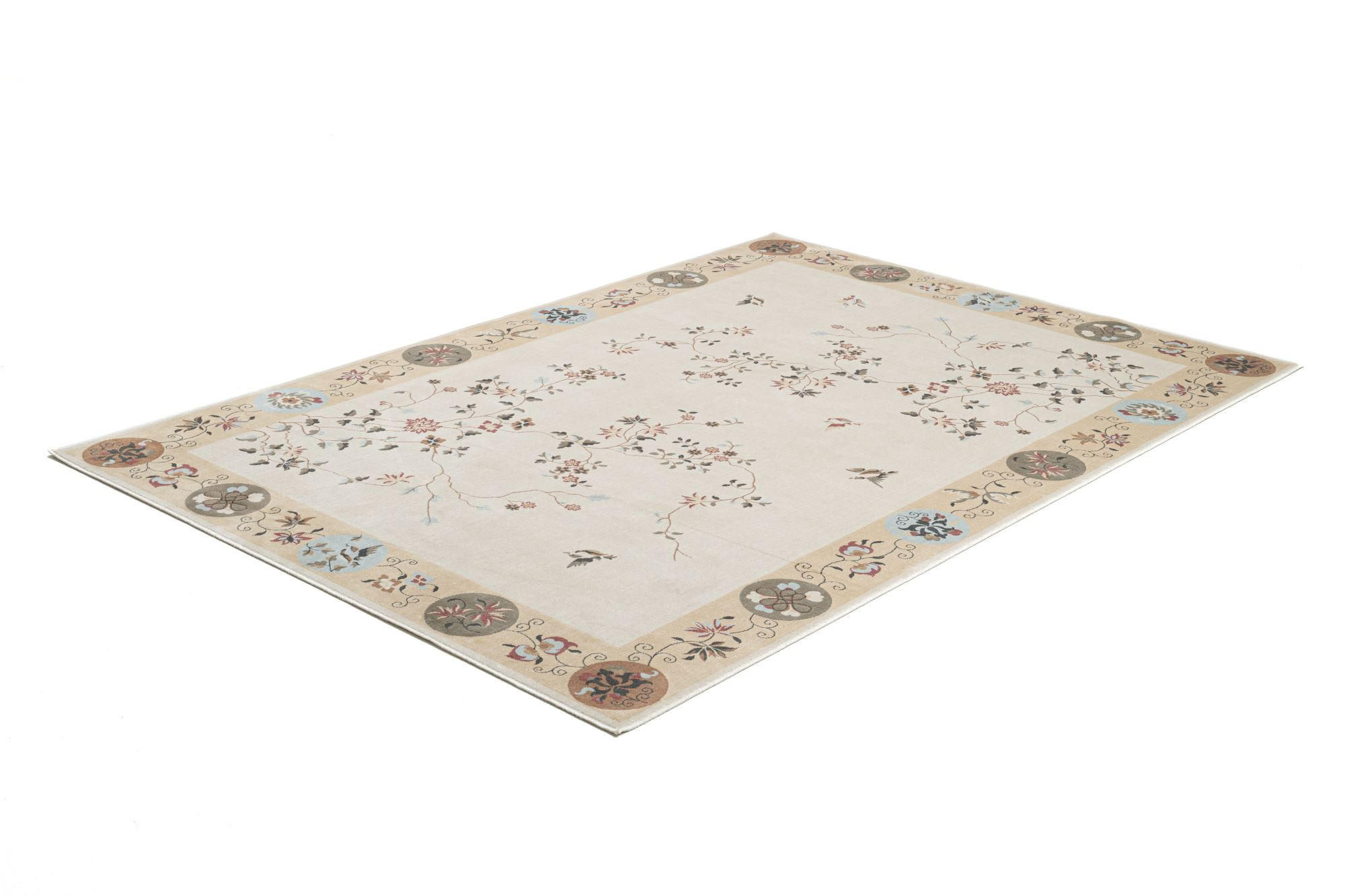 FLACHWEBETEPPICH Cherina 50x80 cm - Beige, Textil (50/80cm) - Gino Falcone