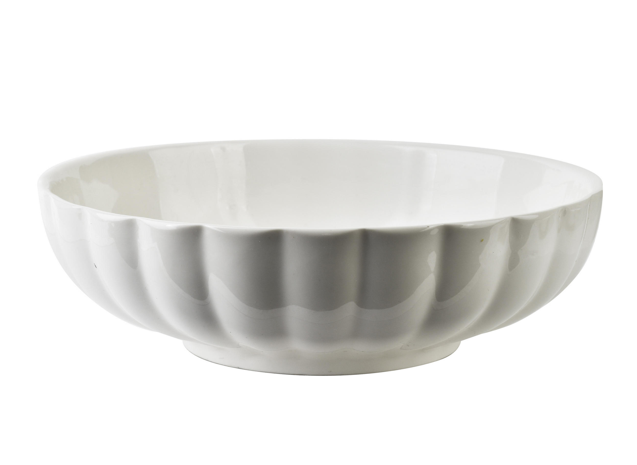 SCHALE Basic Weiß 22/22/7 cm Keramik - Weiß, Keramik (22/22/7cm) - Mondex