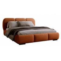 BETT Tapiceriert Roza Mit Bettkasten 180x200 cm - Orange, Textil (180/200cm) - Sepro Meble