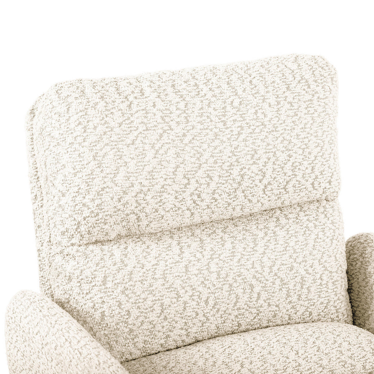 BÜROSTUHL - Strukturstoff / Eisen - Creme / Schwarz - Beige, Textil/Metall (60/86/60cm) - home24