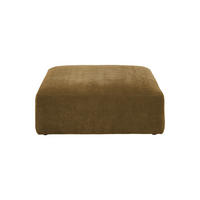 SOFA SITZELEMENT SEPHI Braun Cord - Dunkelbraun/Schwarz, Kunststoff/Textil (107/39/107cm) - KAWOLA
