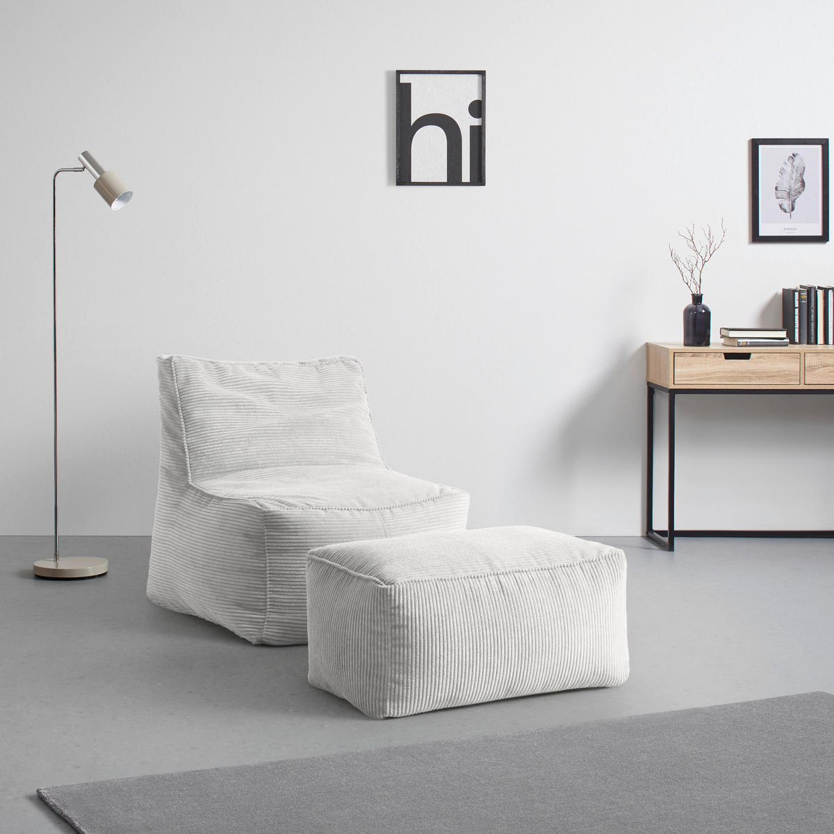 SITZSACK Caroline Beige - Beige, Textil (75/84/88cm) - Mömax