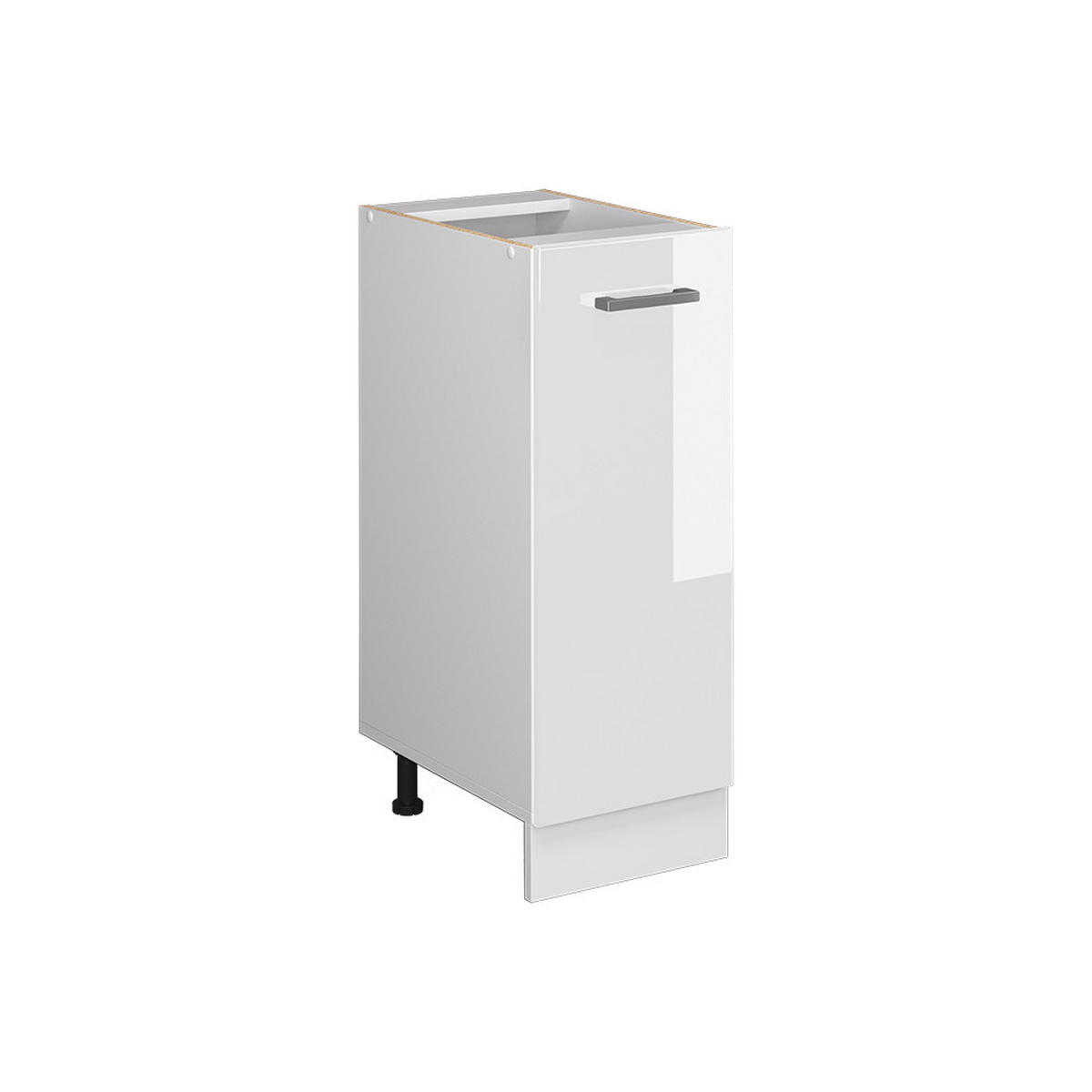 KÜCHENFRONT R-Line Weiß Hochglanz 29.6 x 71.3 cm Möbelfront für den Apothekerunterschrank - Weiß Hochglanz, Holzwerkstoff (29.6/71.3/1.6cm) - Vicco