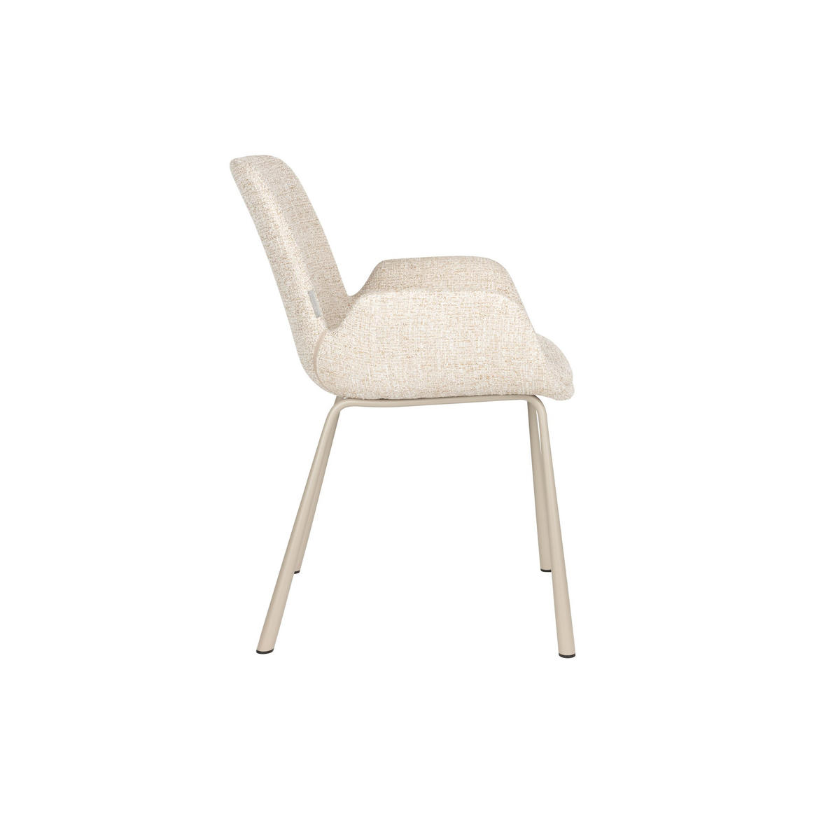 ESSZIMMERSTUHL Brit Beige - 2 er Set - Beige, Textil (59/79/62cm) - Zuiver