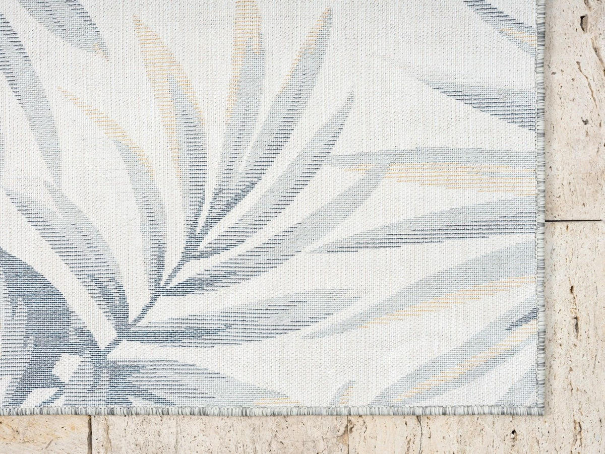 OUTDOORTEPPICH Holly Blaugrau,Silberfarben,Beige 160/230 cm - Blaugrau, Textil (160/230cm) - My-Rug