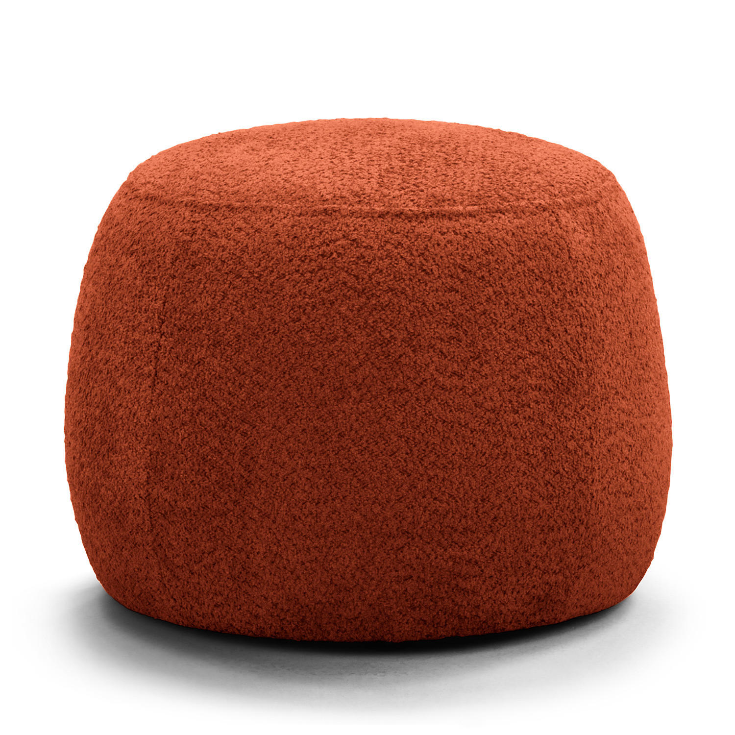 POLSTERHOCKER - Rot/Schwarz, Kunststoff/Textil (59/45/59cm) - home24