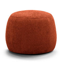 POLSTERHOCKER - Rot/Schwarz, Kunststoff/Textil (59/45/59cm) - home24