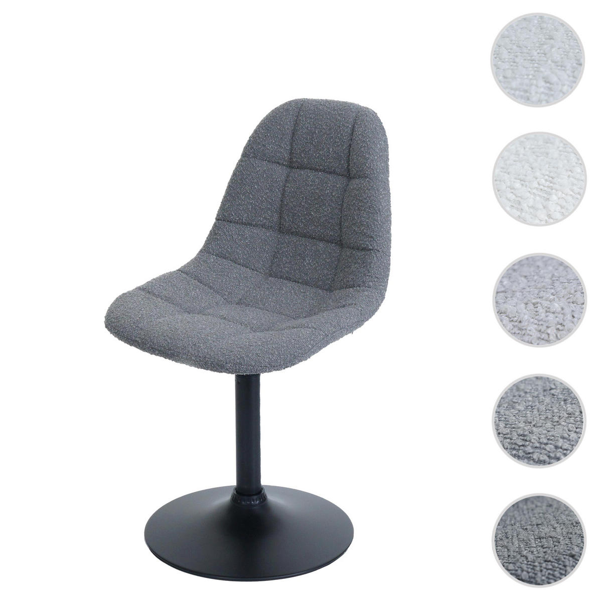 ESSZIMMERSTUHL Grau - Dunkelgrau/Grau, Textil (47/83/43cm) - MCW