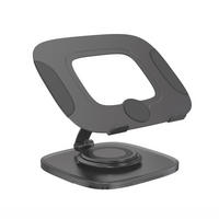 LAPTOPHALTERUNG Iksan Aluminium - Schwarz, Metall (20/26.5/22.5cm) - SVITA
