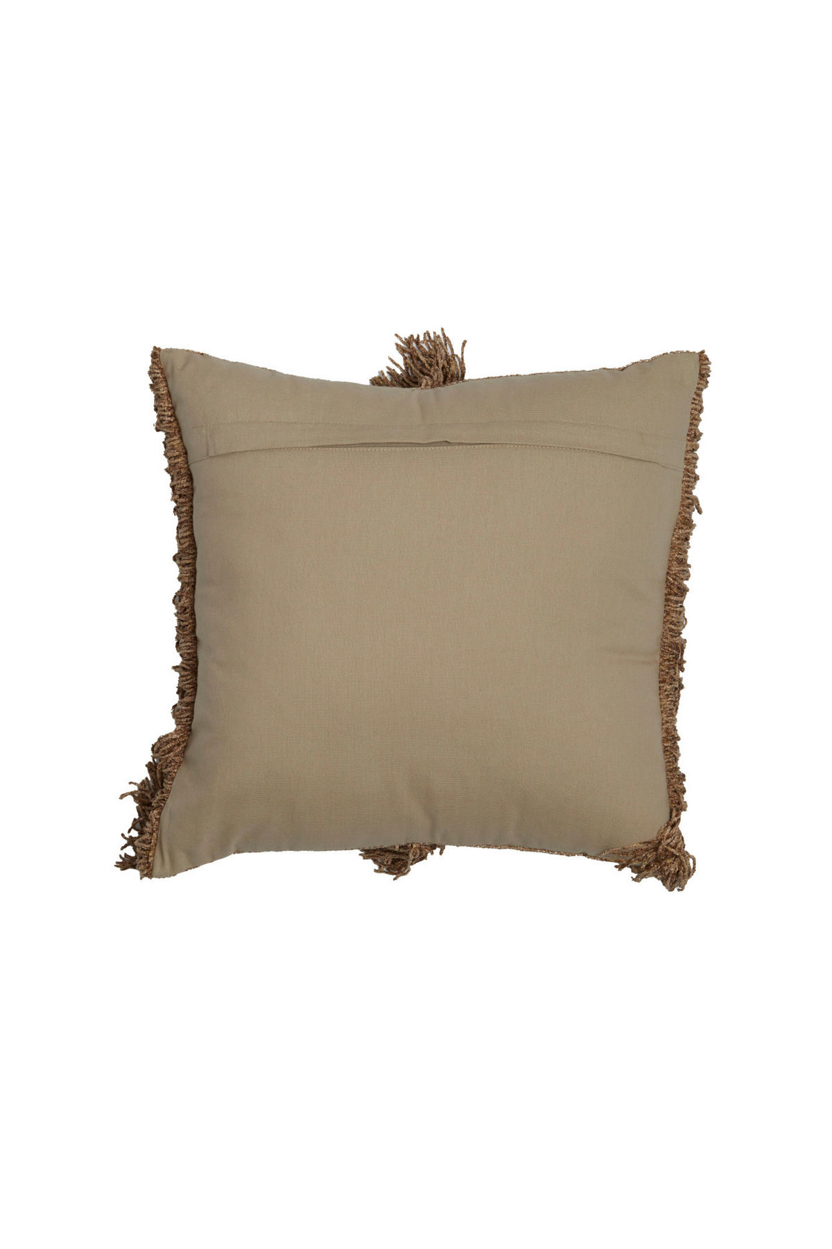 DEKOKISSEN Luani Braun 45/45/10 cm - Braun, Textil (45/45cm) - Light & Living
