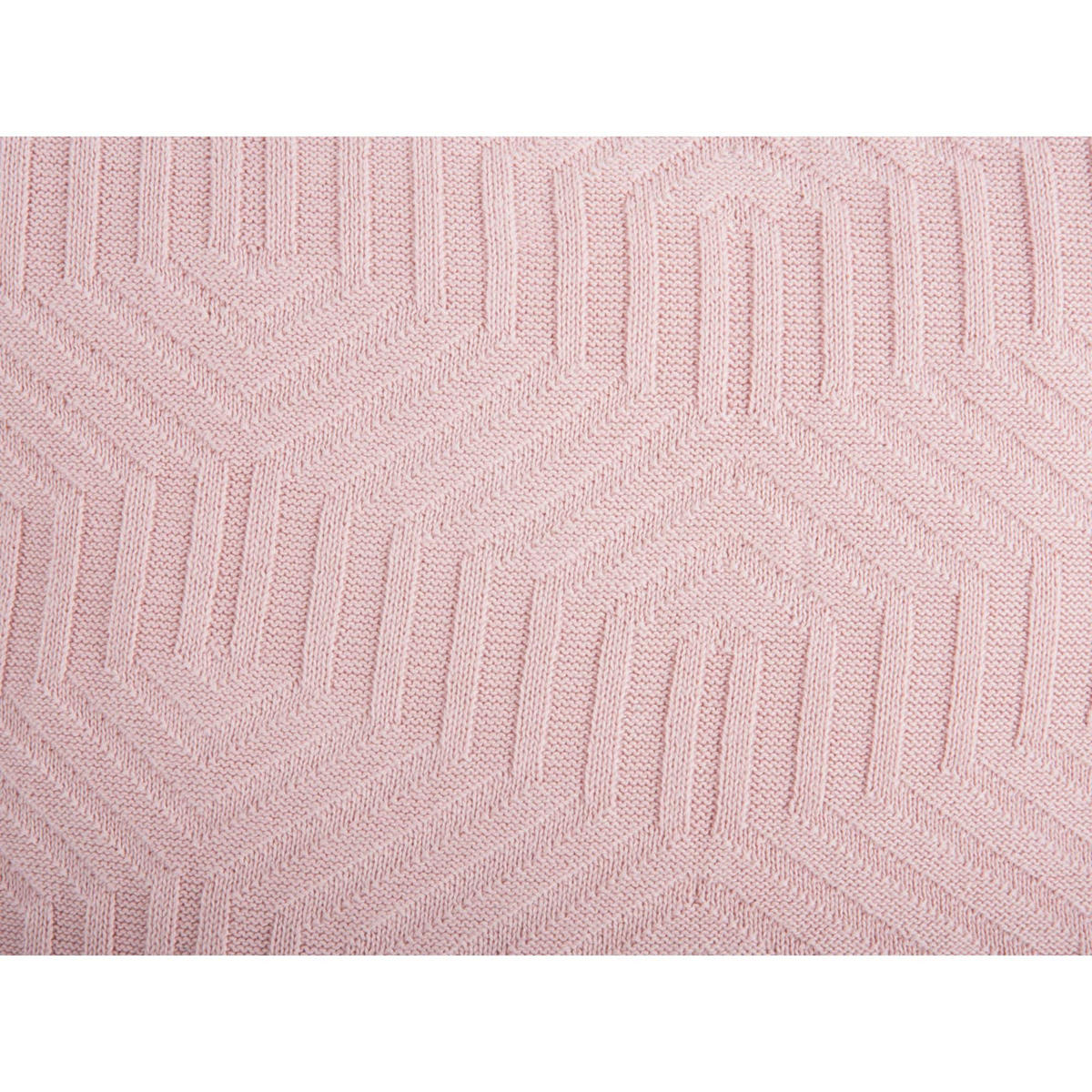 KISSEN Honeycomb Rosa 45/45/15 cm - Pink, Textil (45/45cm) - Present Time